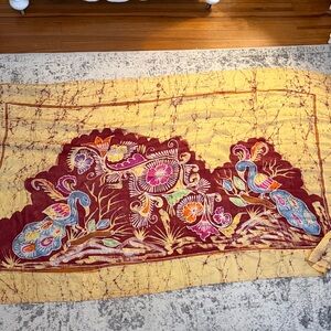 100% silk scarf, extra large.